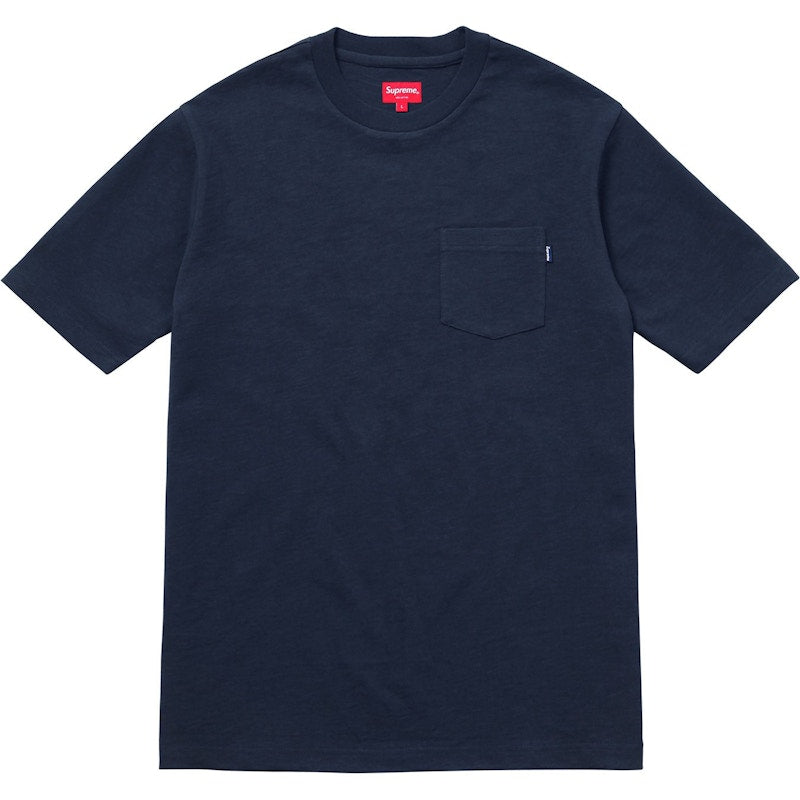 Supreme Pocket Tee Navy