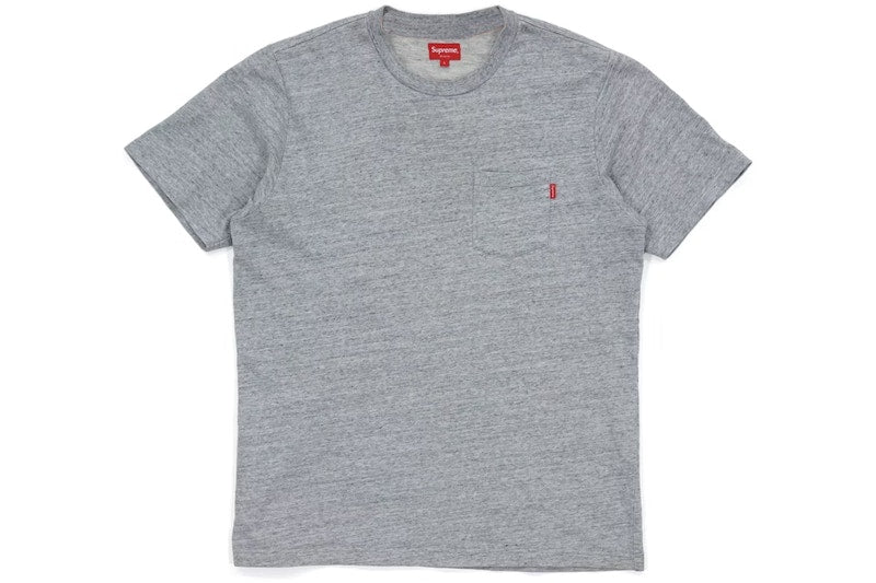 Supreme Pocket Tee (SS18) Heather Grey