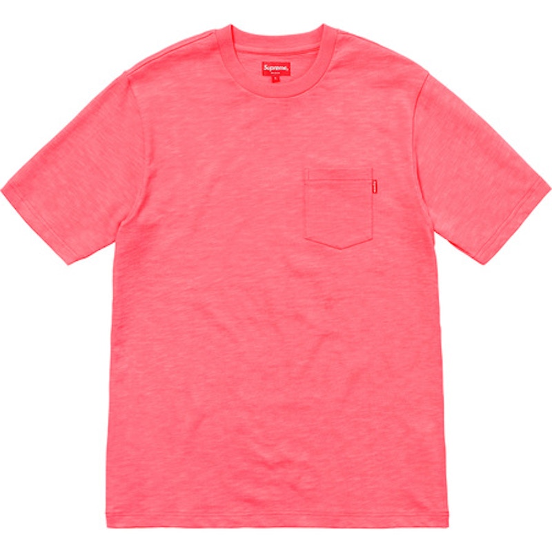 Supreme Pocket Tee (SS18) Hot Pink