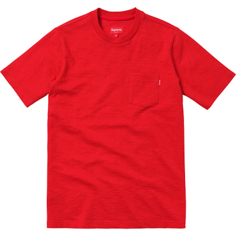Supreme Pocket Tee (SS18) Red