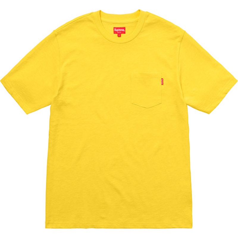 Supreme Pocket Tee (SS18) Dark Yellow