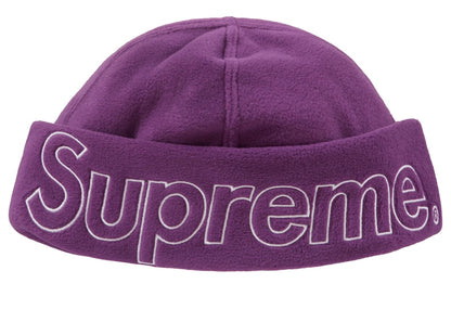 Supreme Polartec Beanie (FW23) Dark Purple