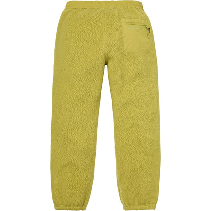 Supreme Polartec Deep Pile Pant Sulphur