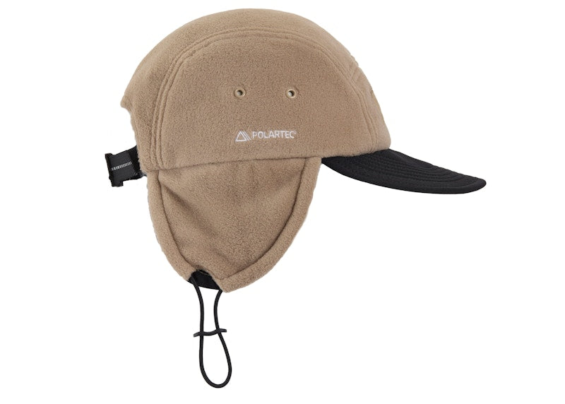 Supreme Polartec Earflap Camp Cap (FW24) Taupe