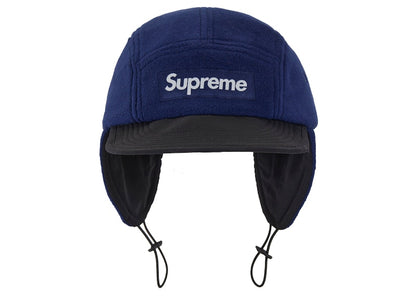 Supreme Polartec Earflap Camp Cap (FW24) Navy