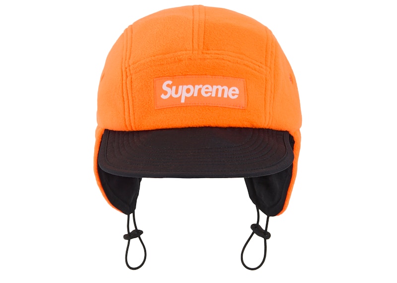 Supreme Polartec Earflap Camp Cap (FW24) Orange