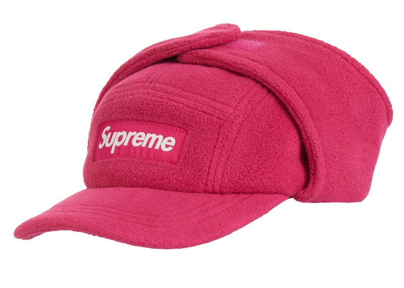 Supreme Polartec Earflap Camp Cap Magenta