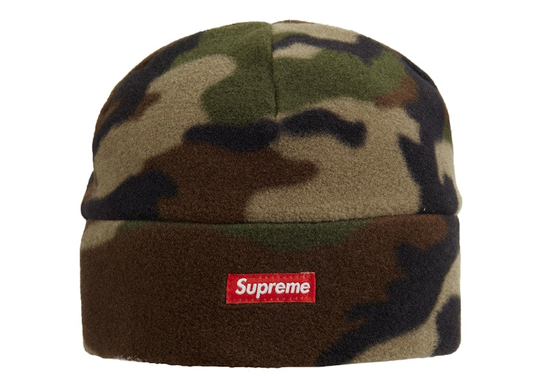 Supreme Polartec Facemask Beanie Woodland Camo
