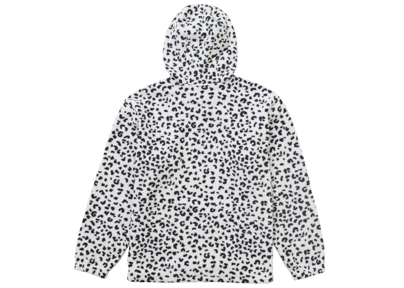 Supreme Polartec Facemask Half Zip Hooded Sweatshirt (FW24) Leopard