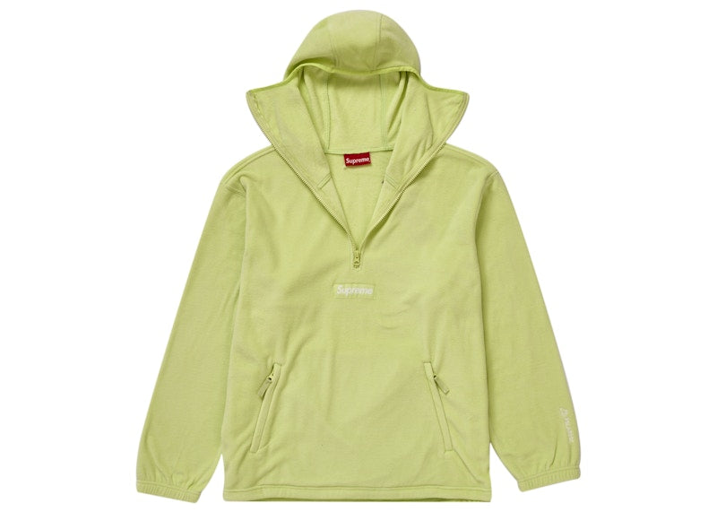 Supreme Polartec Facemask Half Zip Pullover Lime