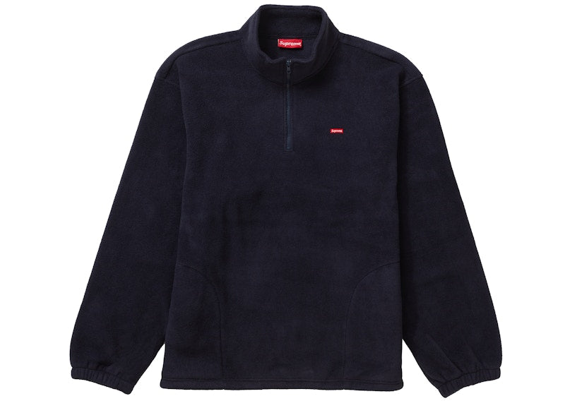 Supreme Polartec Half Zip Pullover Navy