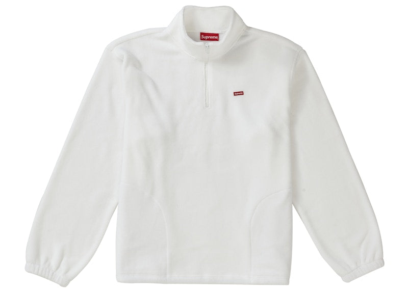 Supreme Polartec Half Zip Pullover White