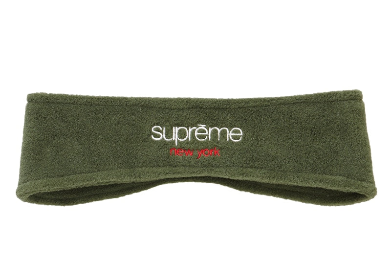 Supreme Polartec Headband Dark Green