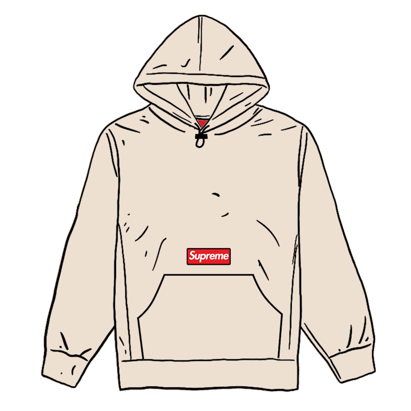 Supreme Polartec Hooded Sweatshirt (FW20) Natural