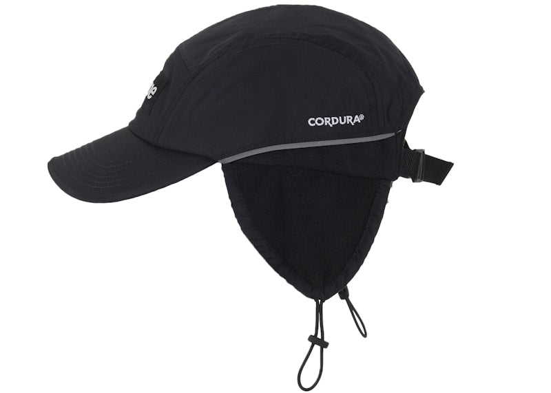 Supreme Polartec Lined Packable Earflap Camp Cap Black
