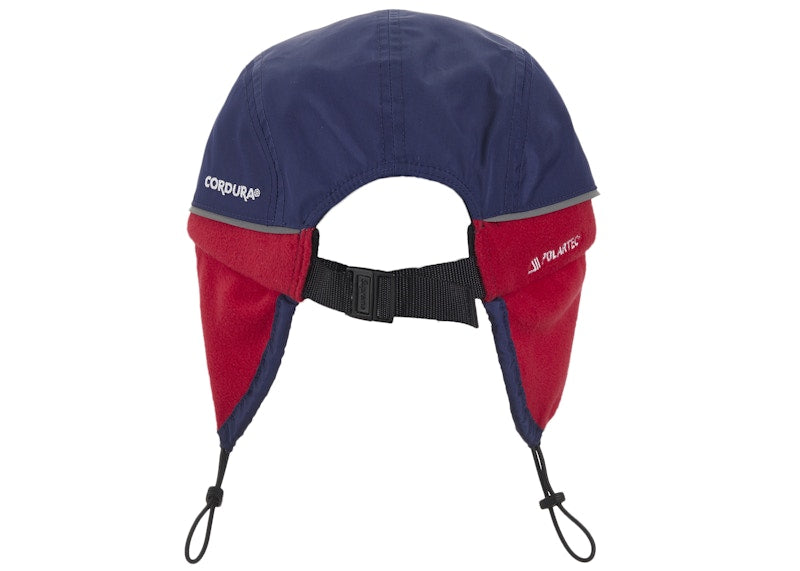 Supreme Polartec Lined Packable Earflap Camp Cap Navy