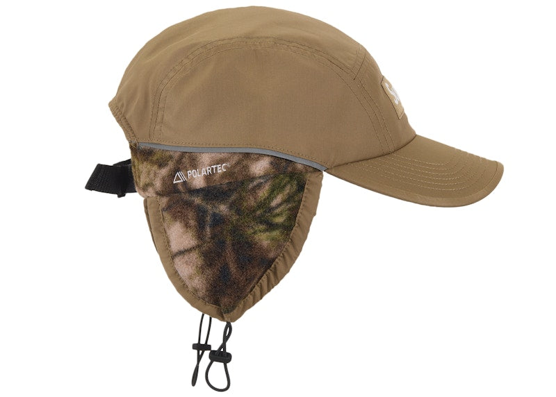 Supreme Polartec Lined Packable Earflap Camp Cap Woodland Camo