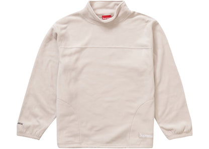 Supreme Polartec Mock Neck Pullover Stone