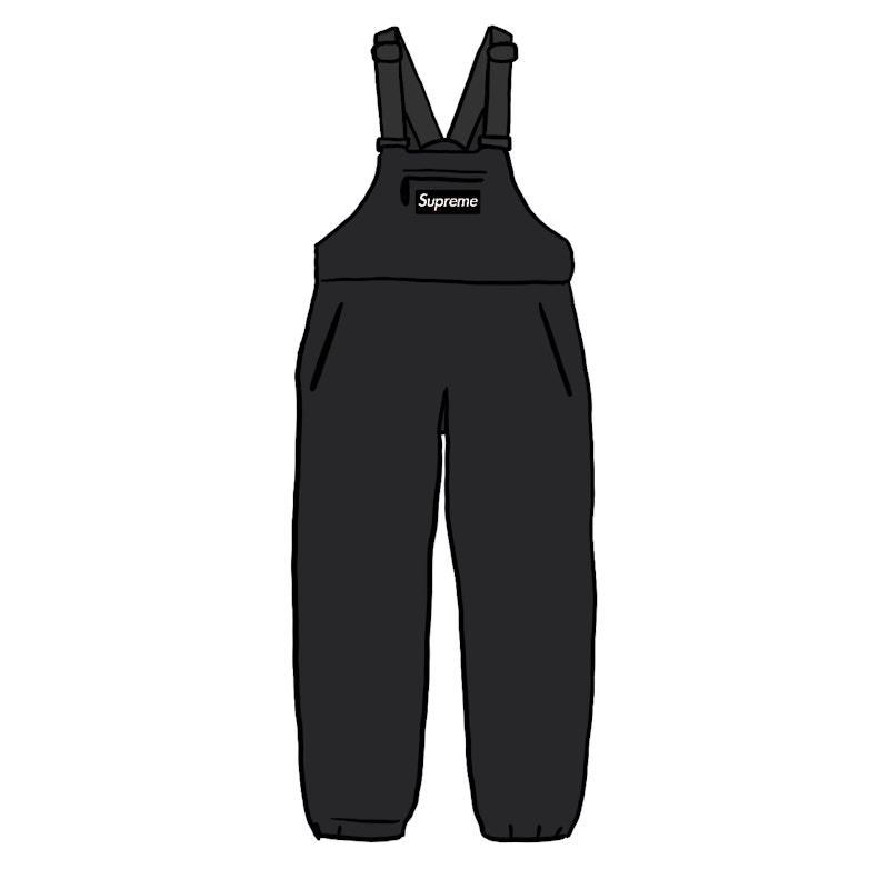 Supreme Polartec Overalls Black