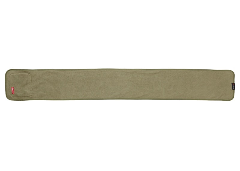 Supreme Polartec Pocket Scarf Light Olive