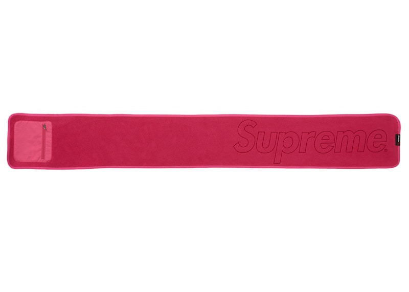 Supreme Polartec Pocket Scarf Magenta