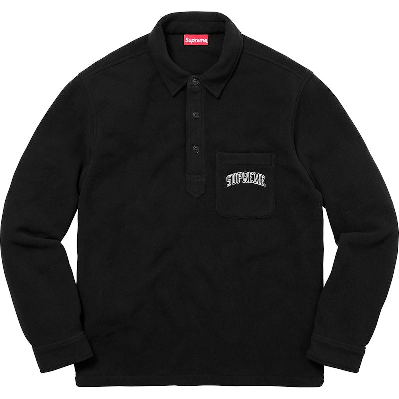 Supreme Polartec Pullover Shirt Black
