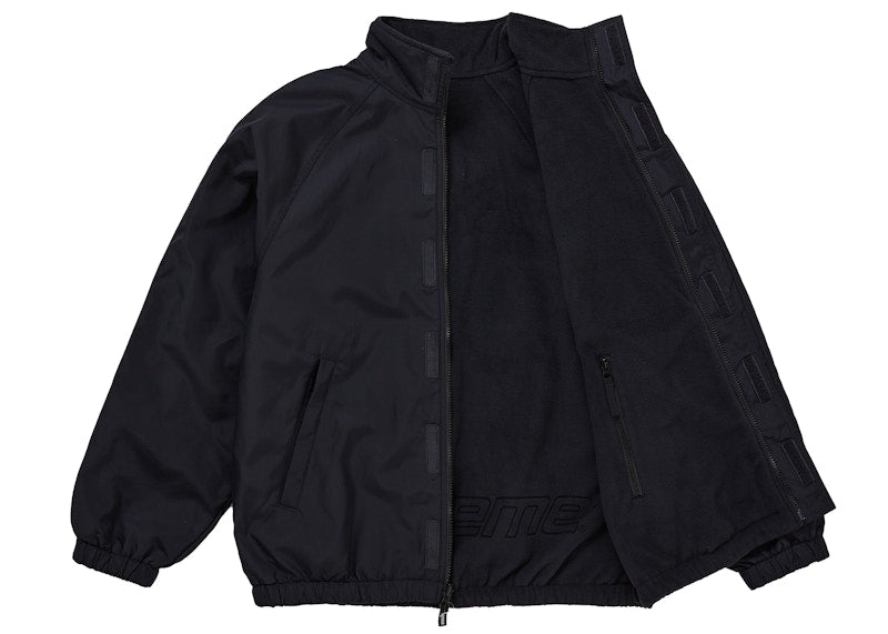 Supreme Polartec Reversible Track Jacket Black