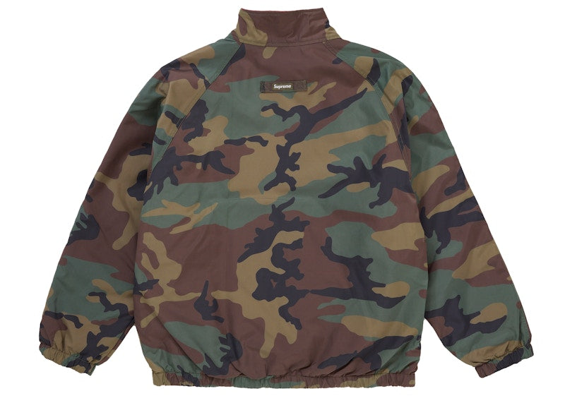 Supreme Polartec Reversible Track Jacket Woodland Camo