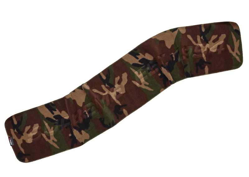 Supreme Polartec Scarf (FW19) Woodland Camo