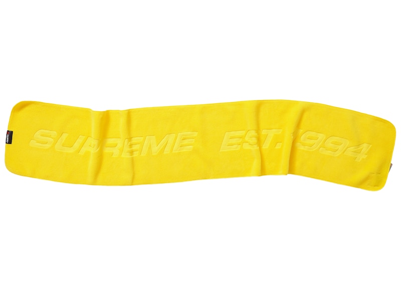 Supreme Polartec Scarf (FW19) Yellow