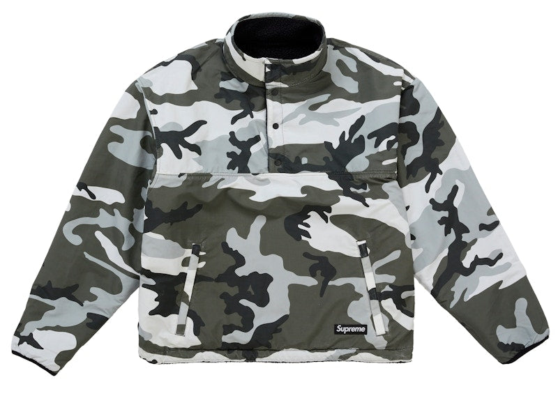 Supreme Polartec Shearling Reversible Pullover (FW25) Black