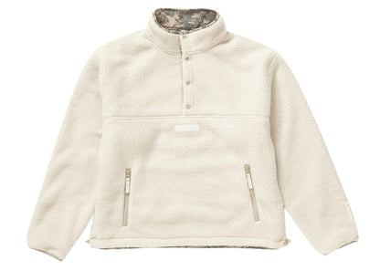 Supreme Polartec Shearling Reversible Pullover Natural