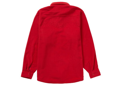 Supreme Polartec Shirt (FW23) Red