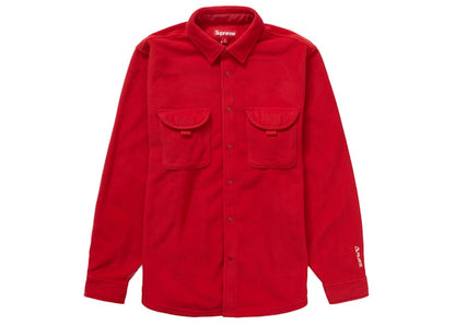 Supreme Polartec Shirt (FW23) Red