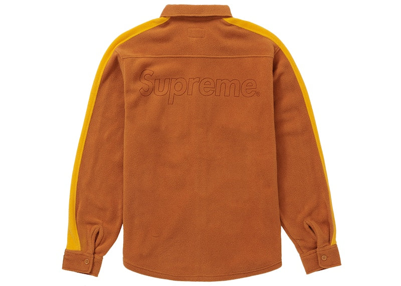 Supreme Polartec Shirt Rust