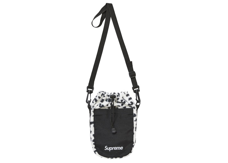 Supreme Polartec Sling Bag Leopard
