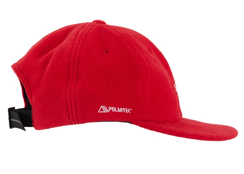 Supreme Polartec Small Box 6-Panel Red