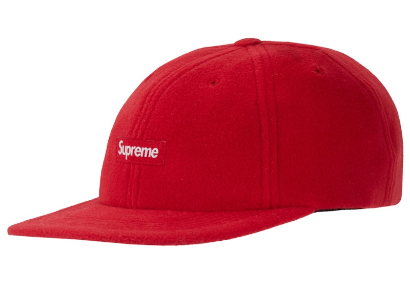 Supreme Polartec Small Box 6-Panel Red