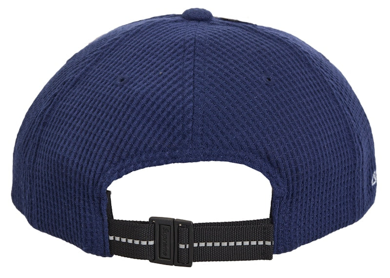 Supreme Polartec Waffle Small Box 6-Panel Navy