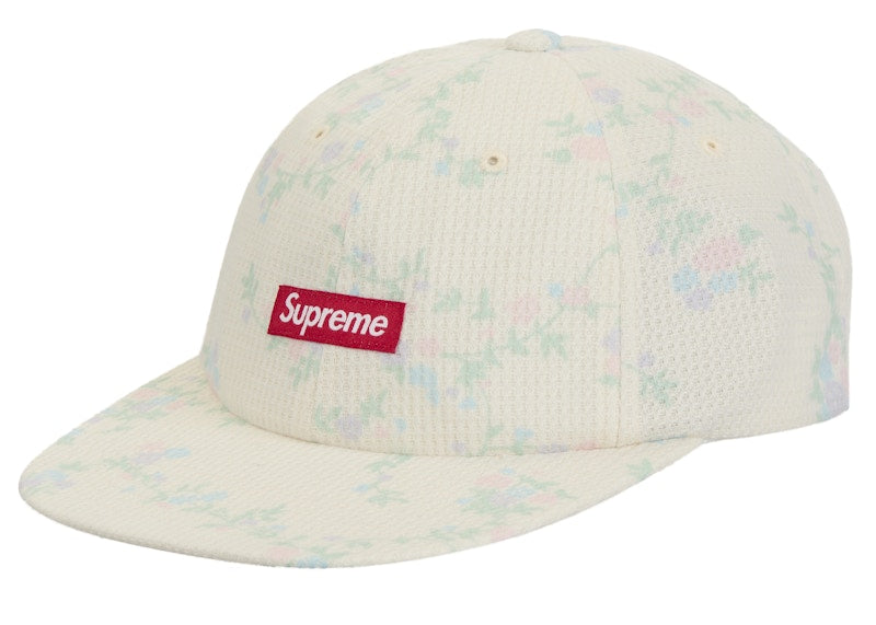 Supreme Polartec Waffle Small Box 6-Panel Floral