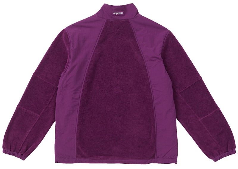 Supreme Polartec Zip Up Jacket Purple