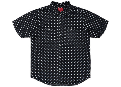 Supreme Polka Dot Denim Shirt Black