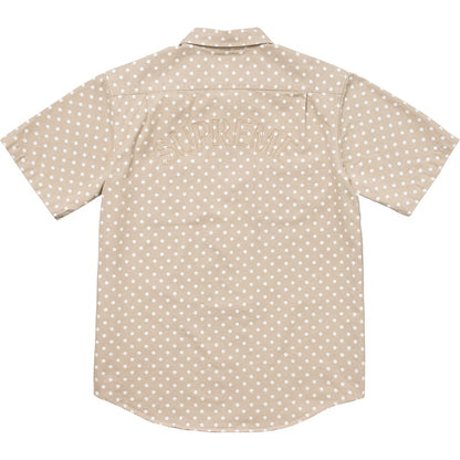 Supreme Polka Dot Denim Shirt Khaki
