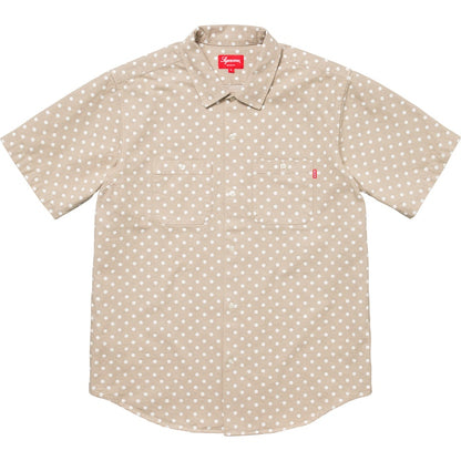 Supreme Polka Dot Denim Shirt Khaki