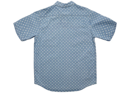 Supreme Polka Dot Denim Shirt Light Blue
