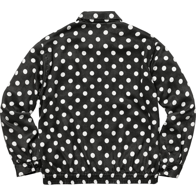 Supreme Polka Dots Rayon Work Jacket Black