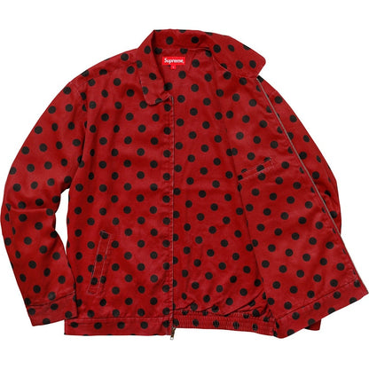 Supreme Polka Dots Rayon Work Jacket Red