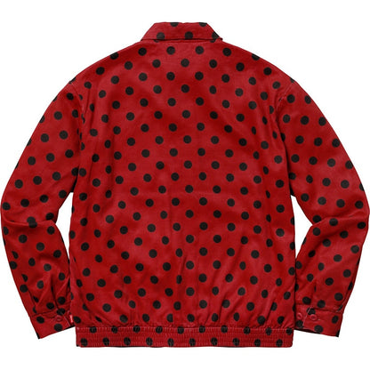 Supreme Polka Dots Rayon Work Jacket Red
