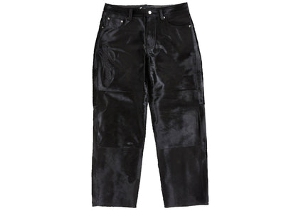 Supreme Ponyhair Loose Fit 5-Pocket Jean Black