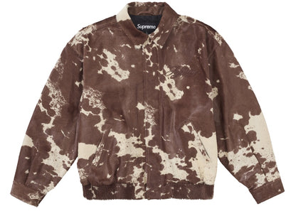 Supreme Ponyhair Varsity Jacket Cow